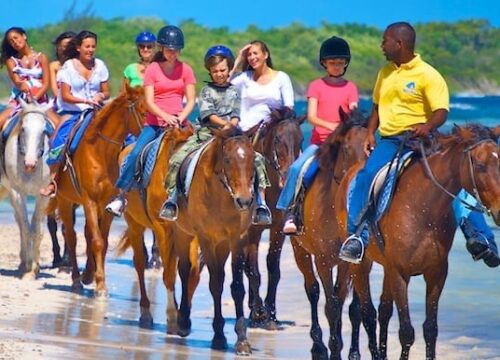 Blue Hole, Horseback Riding, Tubing or Bamboo Rafting Tours from Montego Bay